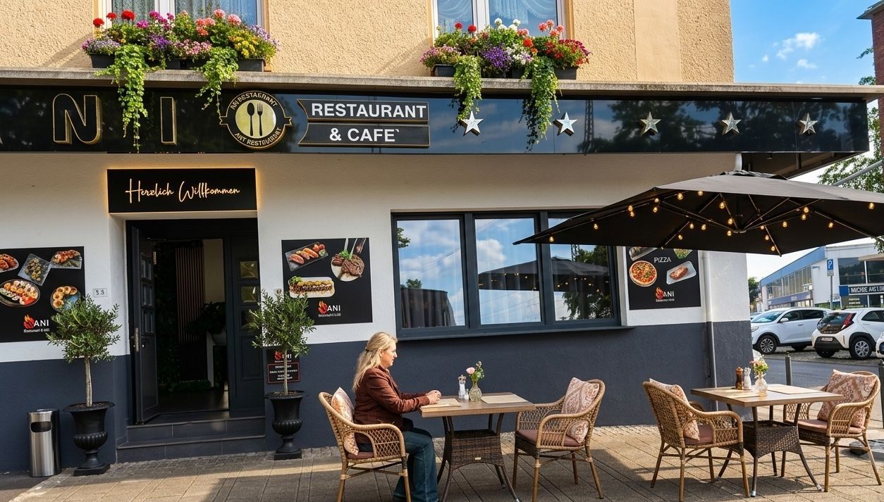 ANI Restaurant – Straßenfassade Marktstraße